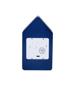 Wekker Cuckoo Led - Blauw - 9x9x15.8cm