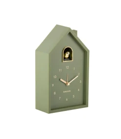 Wekker Modern Cuckoo Oro - Groen - 15x11.5x20cm