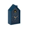 Wekker Modern Cuckoo Oro - Blauw - 15x11.5x20cm