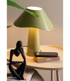 Wekker Retro Flat Led - Heldergeel - 16.1x7.6x3cm