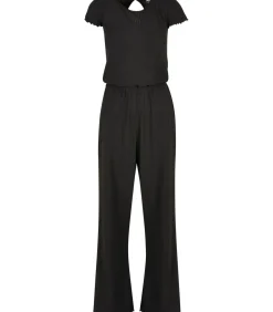 Wijd geribde jumpsuit voor dames