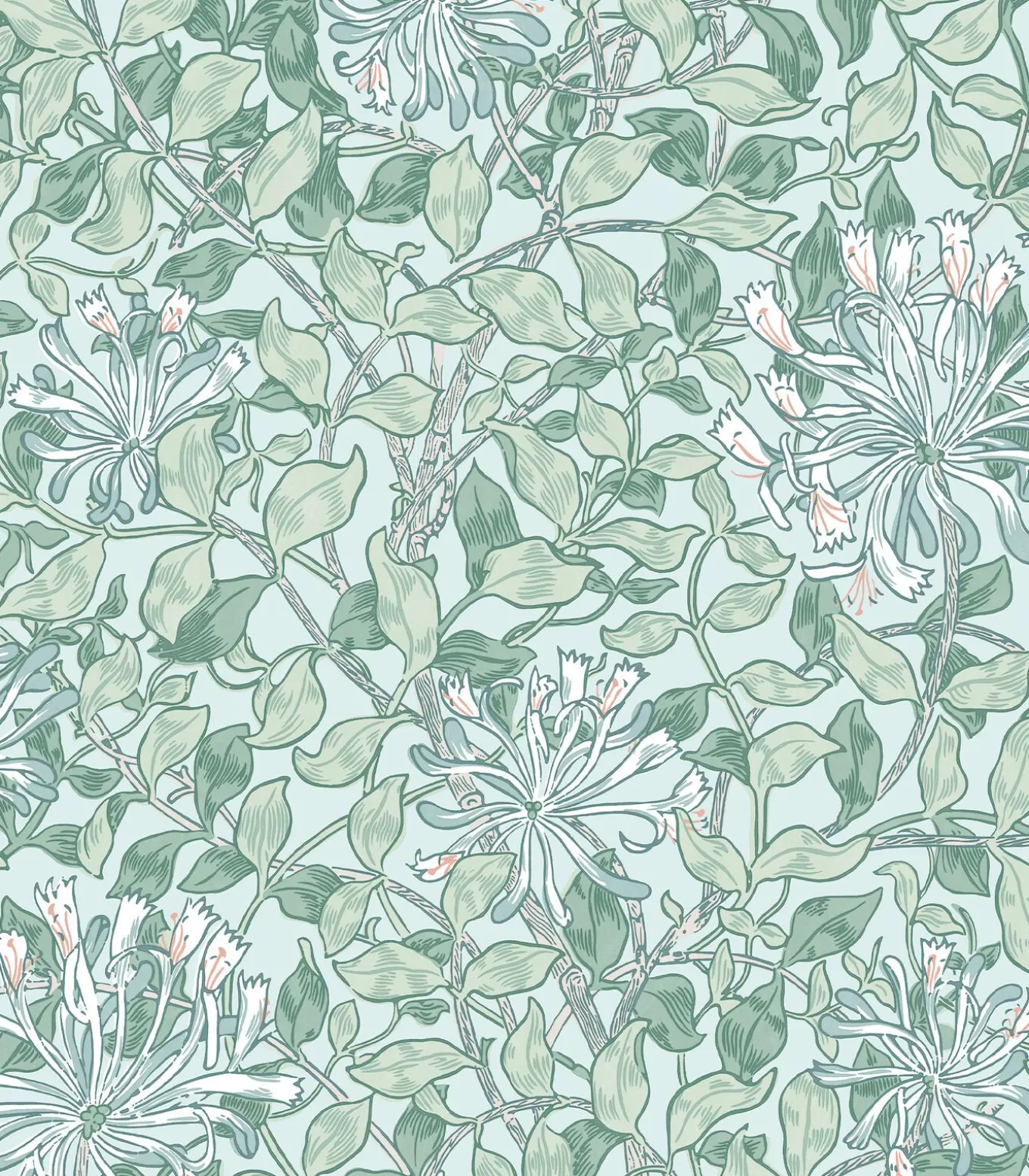 William Morris at Home Vliesbehang - Honeysuckle Breeze - 1000x52