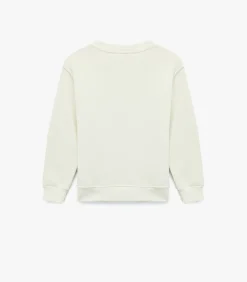 Wit Jongens Sweatshirt Lange Mouwen Bedrukt