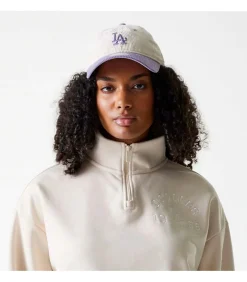 Wmns Mlb Tonal Crop Qrtr Zip Losdod Ltc