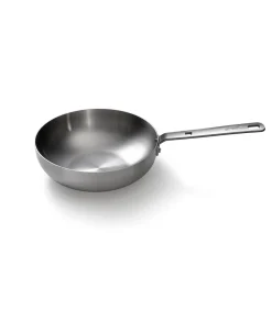 Wokpan Roestvrijstaal 28 cm Stainless Steel - alle warmtebronnen - Inductie