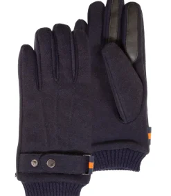 Wollen herenhandschoenen Navy