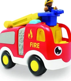 WOW Toys brandweerauto Ernie Fire Engine speelgoedvoertuig oranje