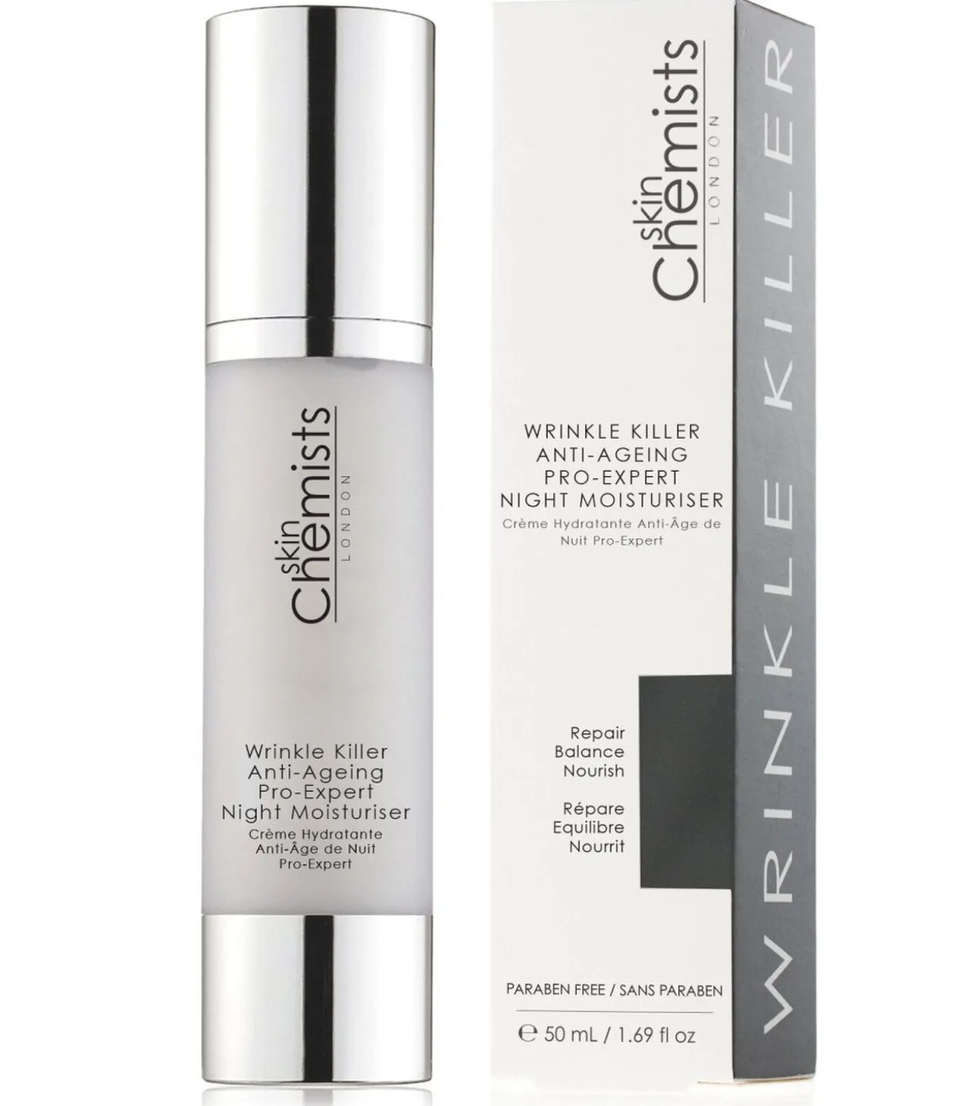 Wrinkle Killer Anti-Aging Pro-Expert Nachtmoisturiser 50ml