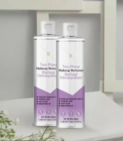 2xTweefasige make-up verwijderaar
