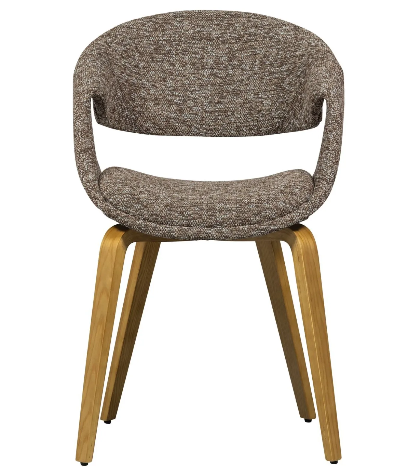Yossi Eetkamerstoelen Houten Naturel Poot - Bruin - Set van 6