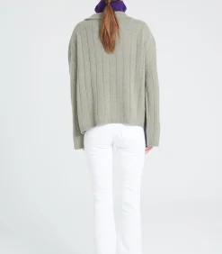 ZAYA 17 Peter Pan Kraag Trui 6 laags - 100% kasjmier