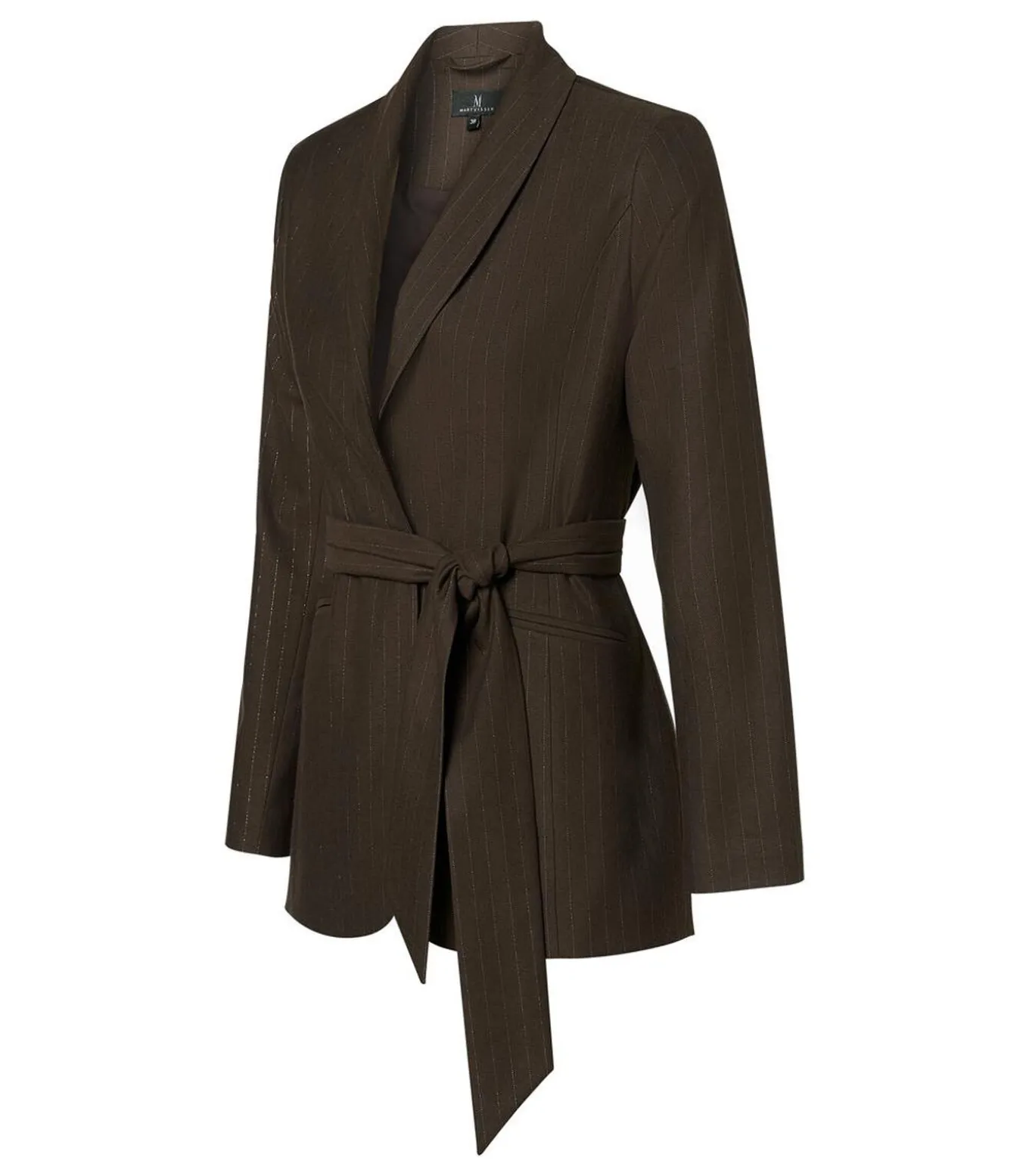 Zaylee Lurex Blazer Bruin