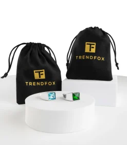 Zegelring Heren Zilver Kleurig met Blauwe Steen - Staal