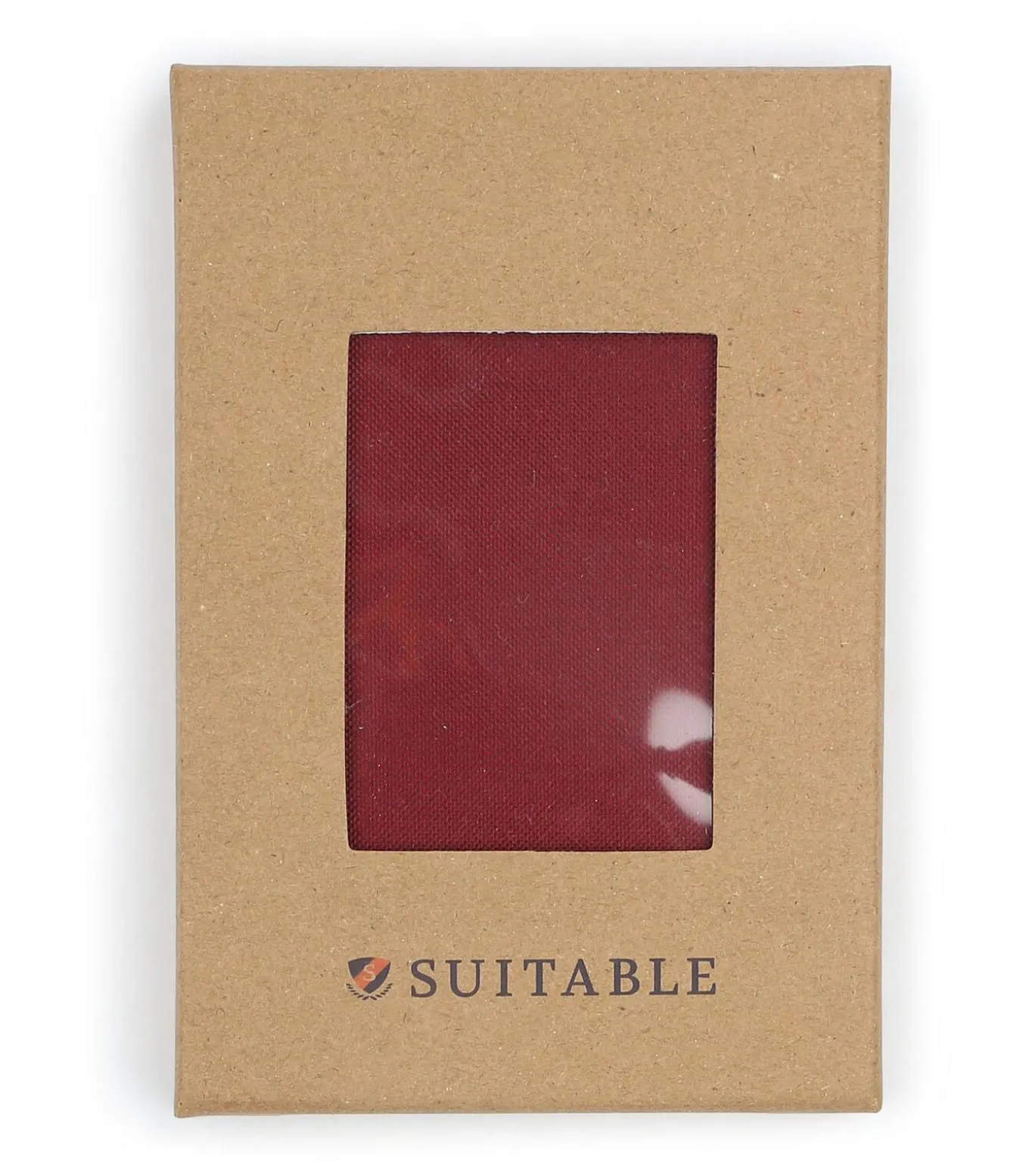 Zijde Pochet Donkerrood