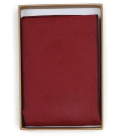 Zijde Pochet Donkerrood