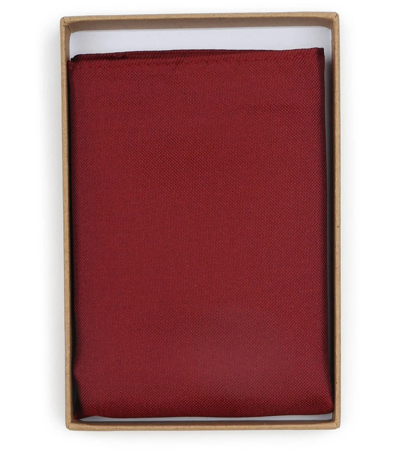 Zijde Pochet Donkerrood