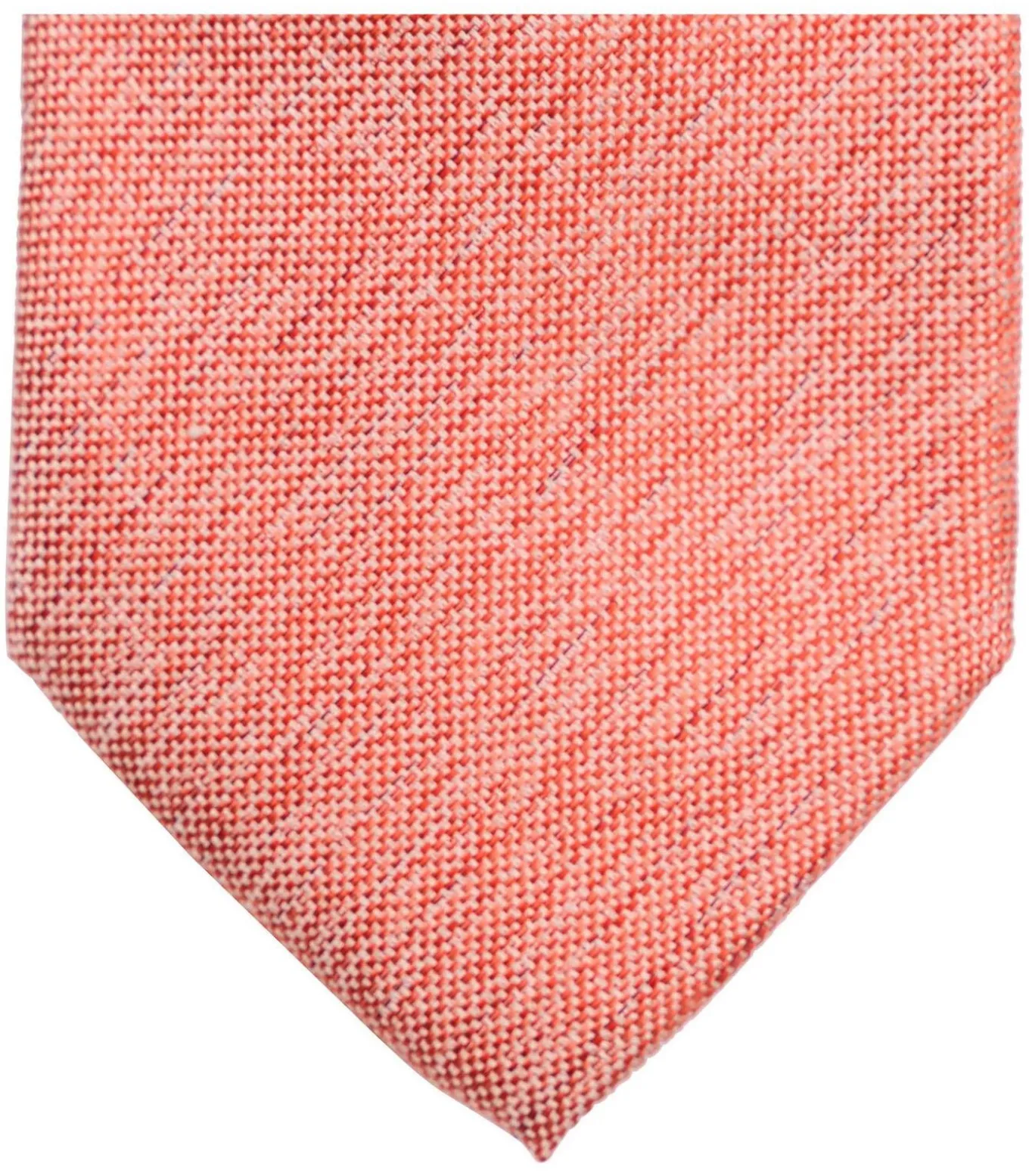 Zijden Stropdas Koraal Rood