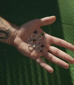 ZILVEREN PIERCING HEREN CREOOL ROQUE