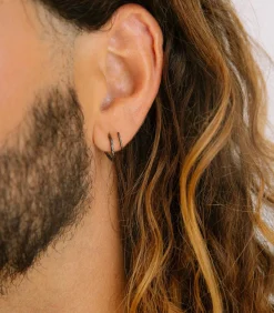 ZILVEREN PIERCING HEREN CREOOL VACHERON