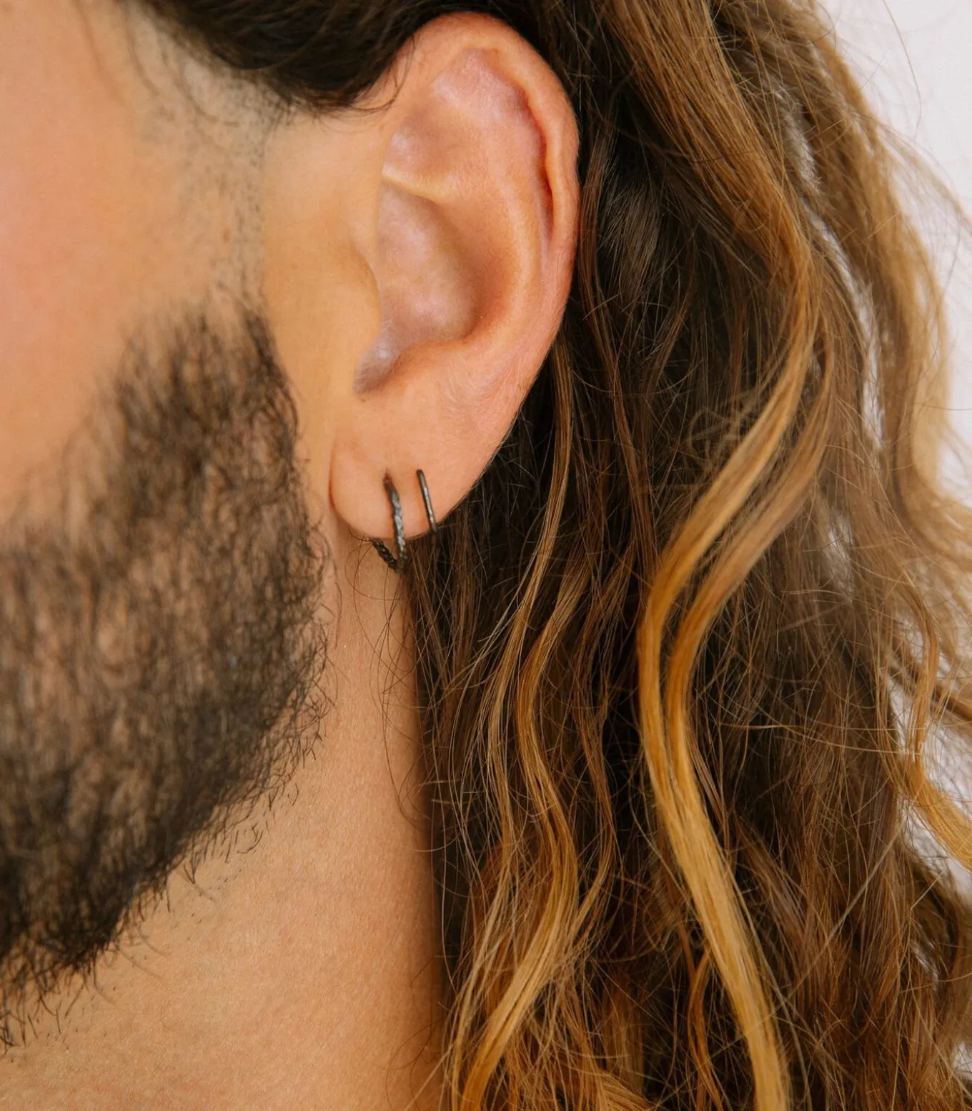 ZILVEREN PIERCING HEREN CREOOL VACHERON