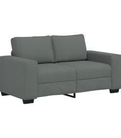 2-zitsbank 120 cm stof donkergrijs