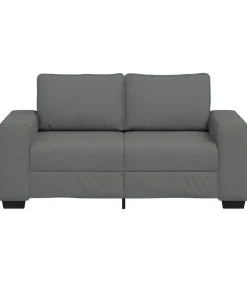 2-zitsbank 120 cm stof donkergrijs