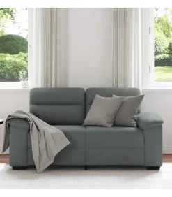 2-zitsbank 120 cm stof donkergrijs