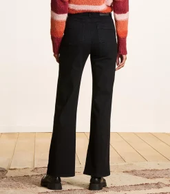 zwart bootcut jeans van organisch katoen