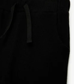Zwarte Babykatoen Jogger Broek