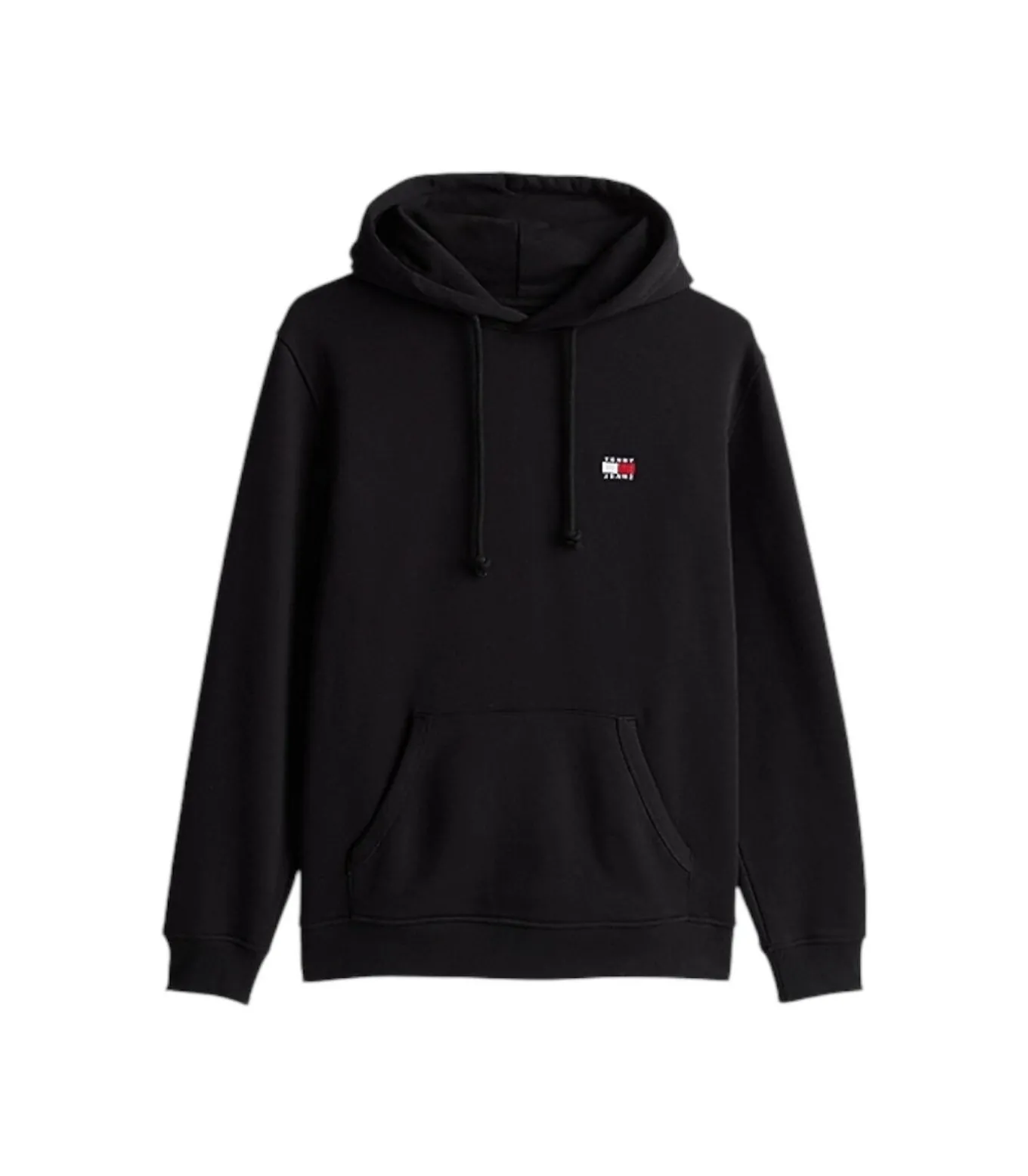 Zwarte Badge Hoodie