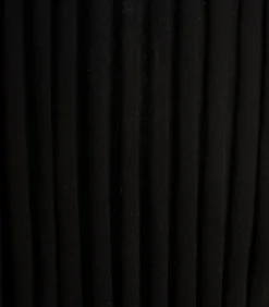 Zwarte halflange gebreide jurk