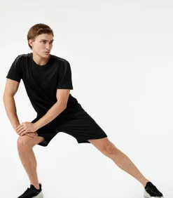 Zwarte Heren Sportshort met Zakdetail