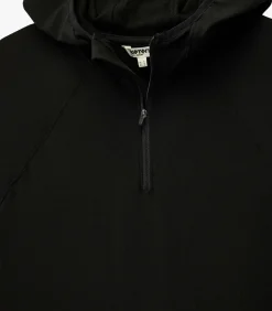 Zwarte Sport Hoodie Lange Mouwen