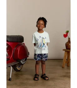 Zwemshort met bootjesprint