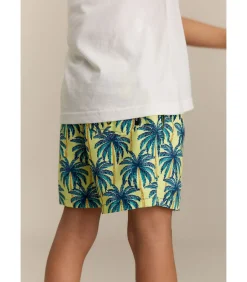 Zwemshort met palmboomprint