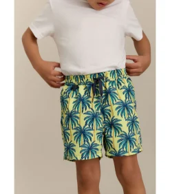 Zwemshort met palmboomprint