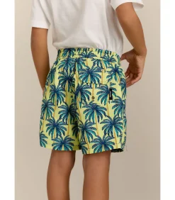 Zwemshort met palmboomprint